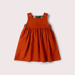 Orange Blooms Reversible Pinny Dress