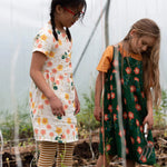 Flora Button Through Short Sleeve Dress