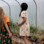 Flora Button Through Short Sleeve Dress