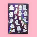 Vinyl Sticker Sheet Haunting Ghosts