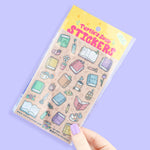 Vinyl Sticker Sheet Books and Things