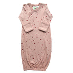 Newborn Kimono Gown Hearts