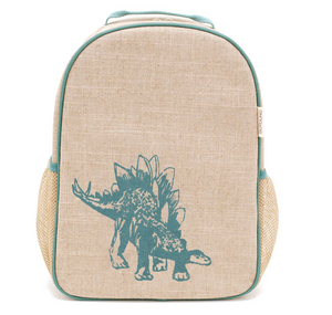 Green Stegosaurus Toddler Backpack