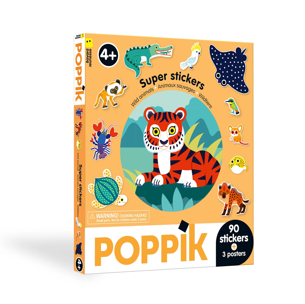 Wild Animal Sticker Box