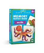 Sea Life Memory Match & Make Card Game