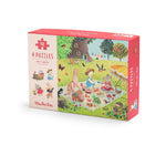 La Grande Famille Seasons set/4 Puzzles 12pcs