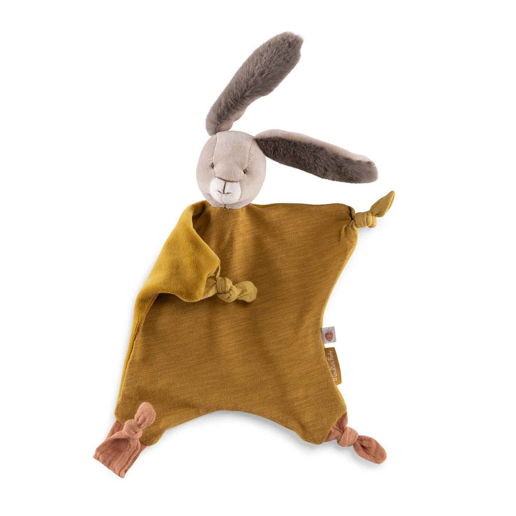 Trois Petits Lapins Ochre Rabbit Cuddle Blanket