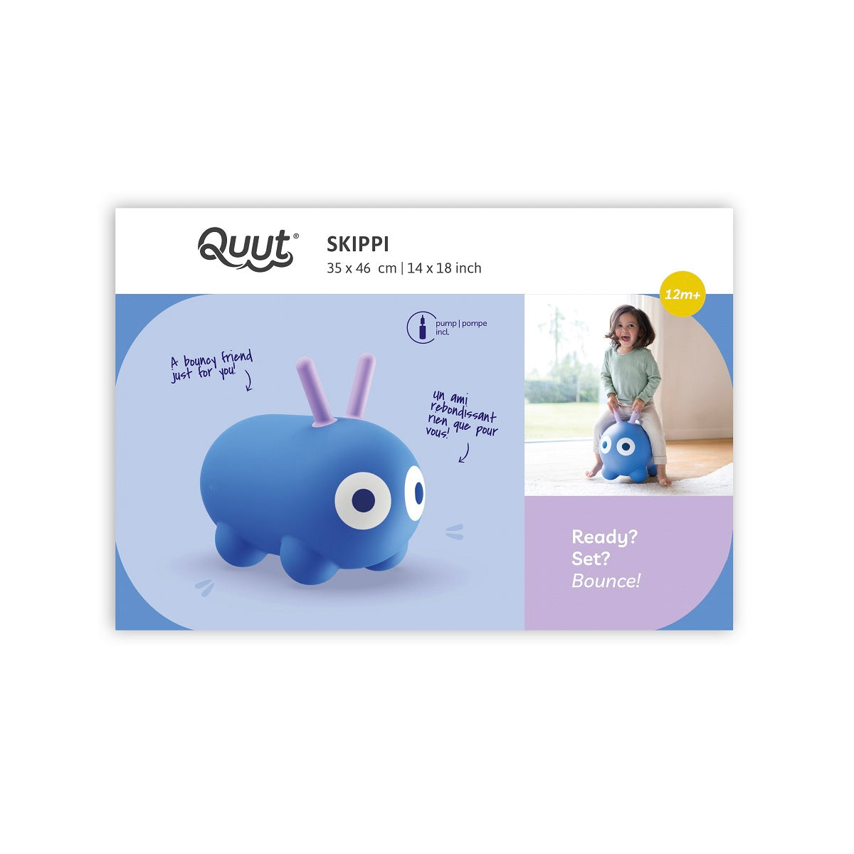 Quut Skippi Bouncing Buddy in Cosmic Blue