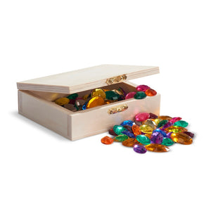 Glitter Treaure in Wooden Box