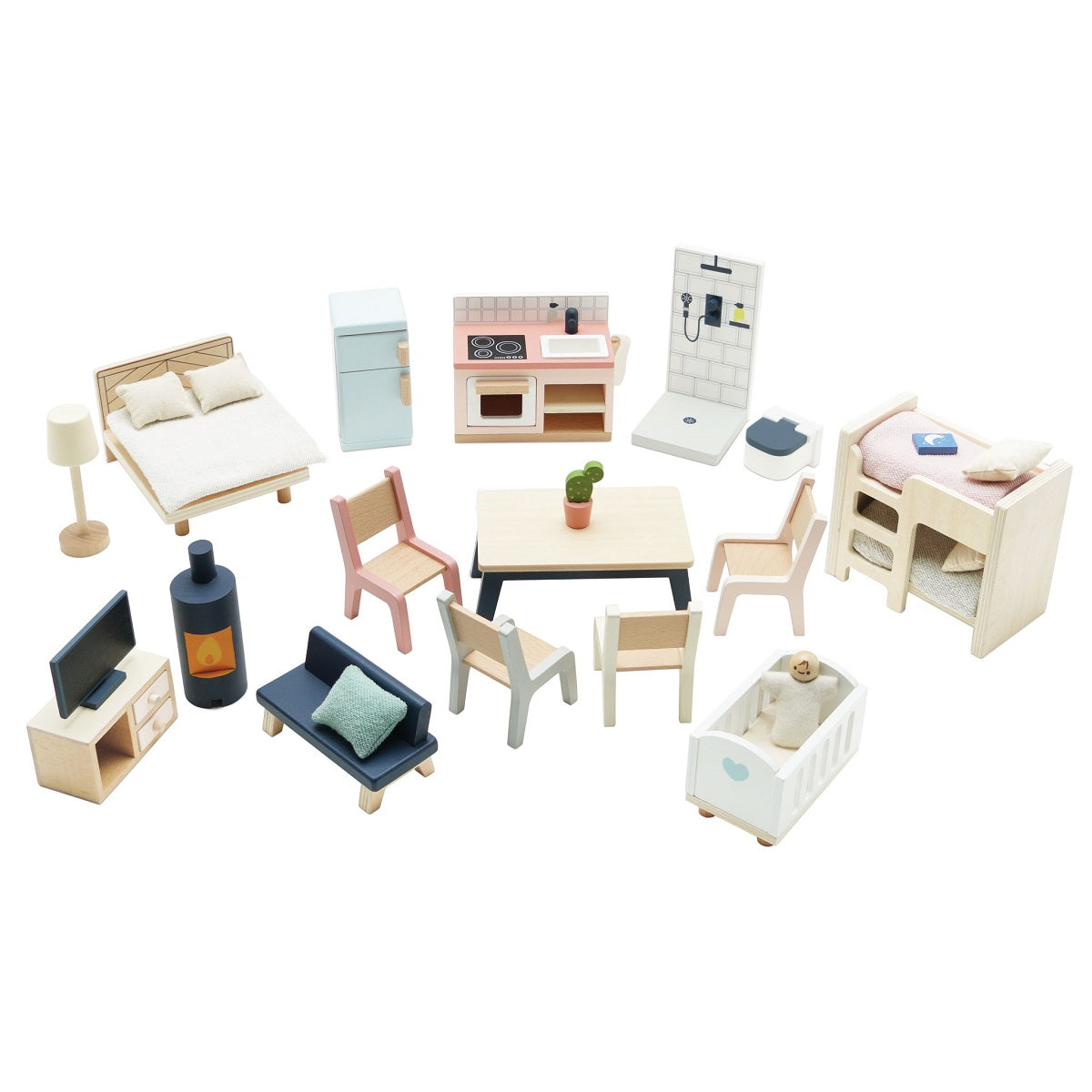 Doll House Complete Furniture Set