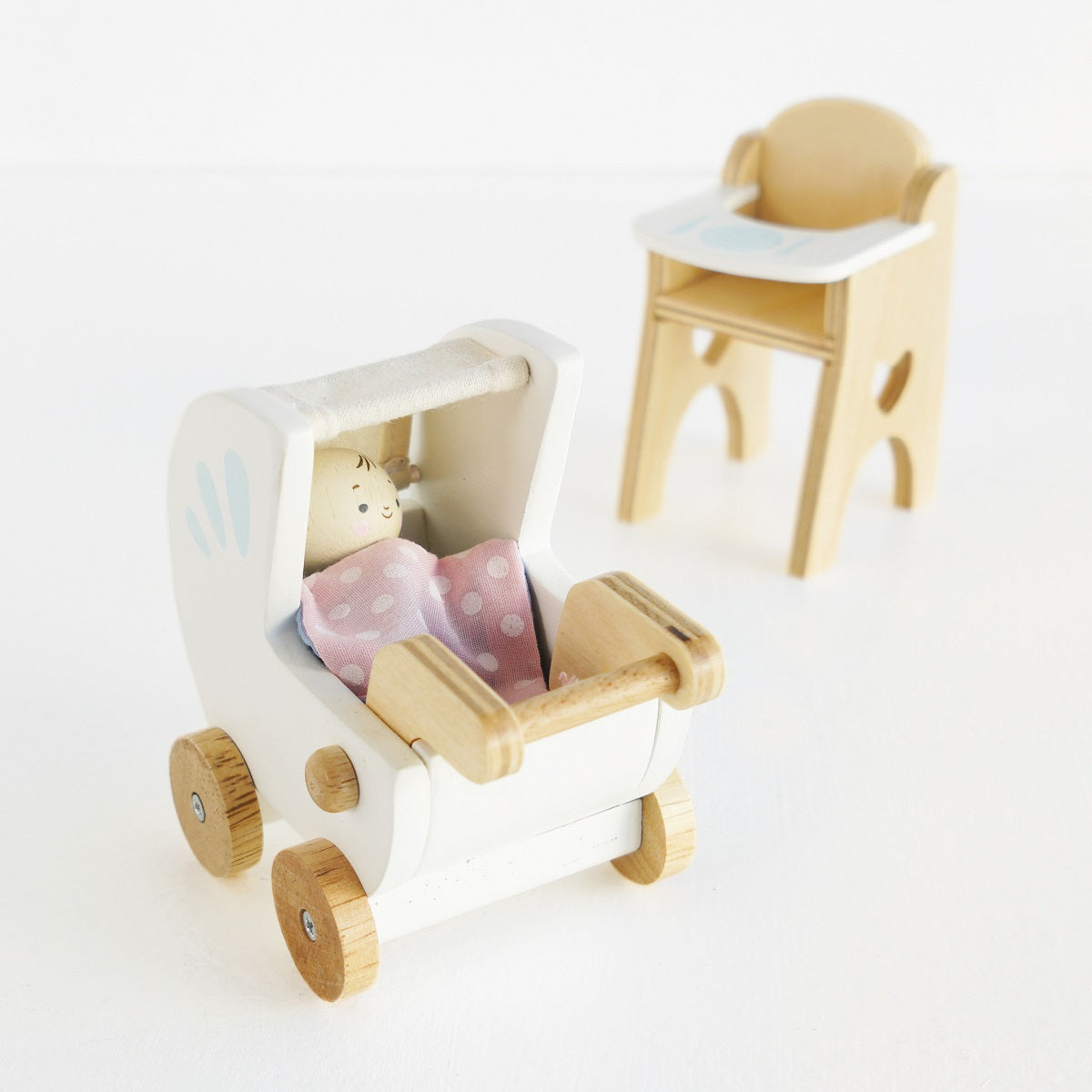 Doll House Furniture, Nursery and Baby Set