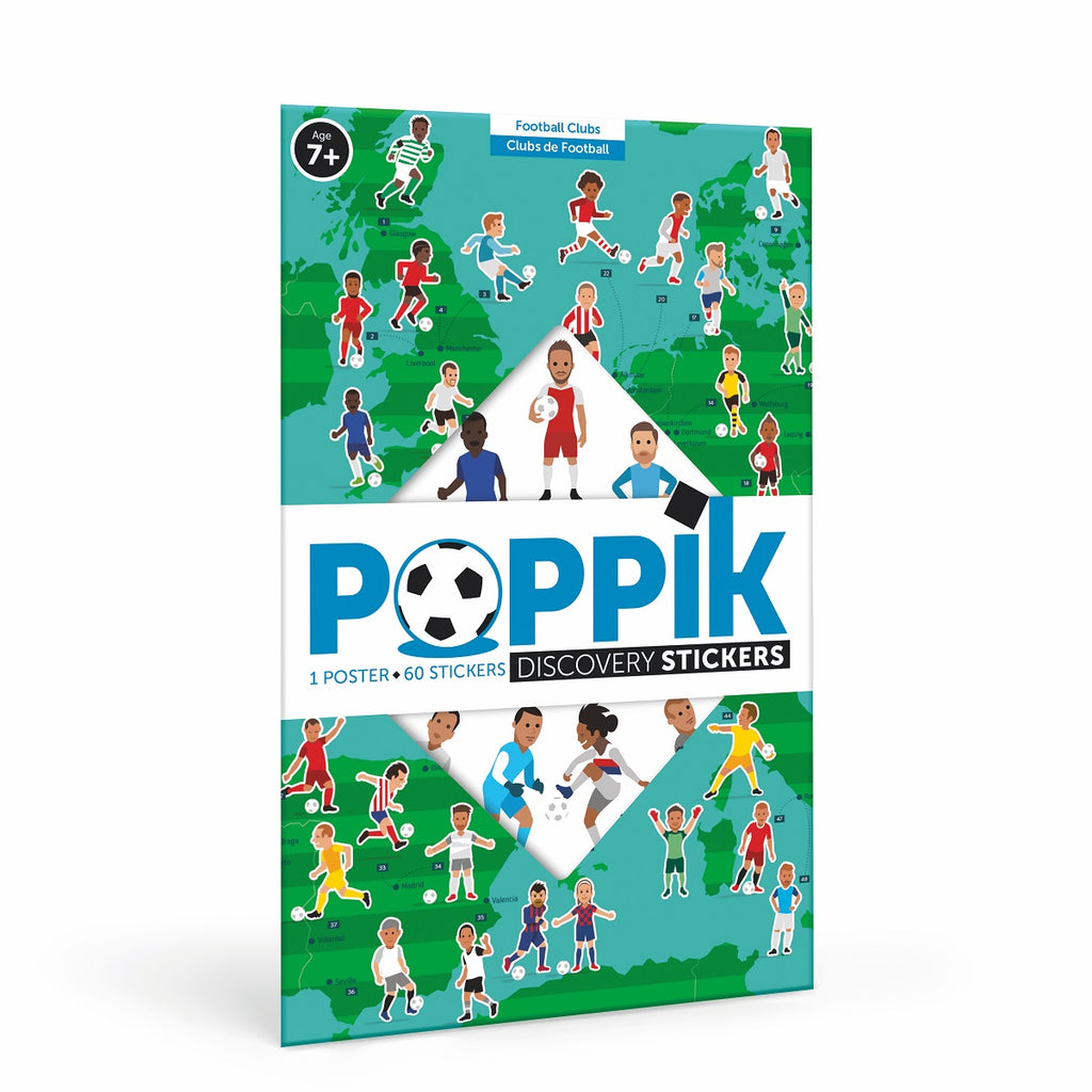 Poppik Discovery Poster European Football Clubs