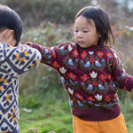 Folk Birds Knitted Jumper