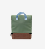 Green Colorblock Lunch Bag