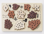 Count to 10 Leaves Wooden Tray Puzzle