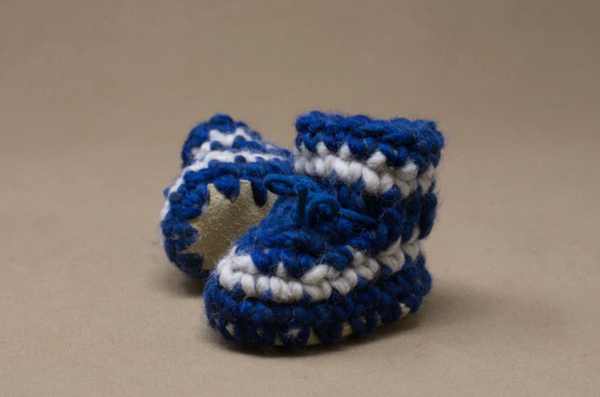 Padraig cottage top baby slippers