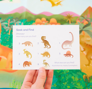 Dinosaur Seek and Find Playsilk