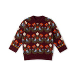 Folk Birds Knitted Jumper