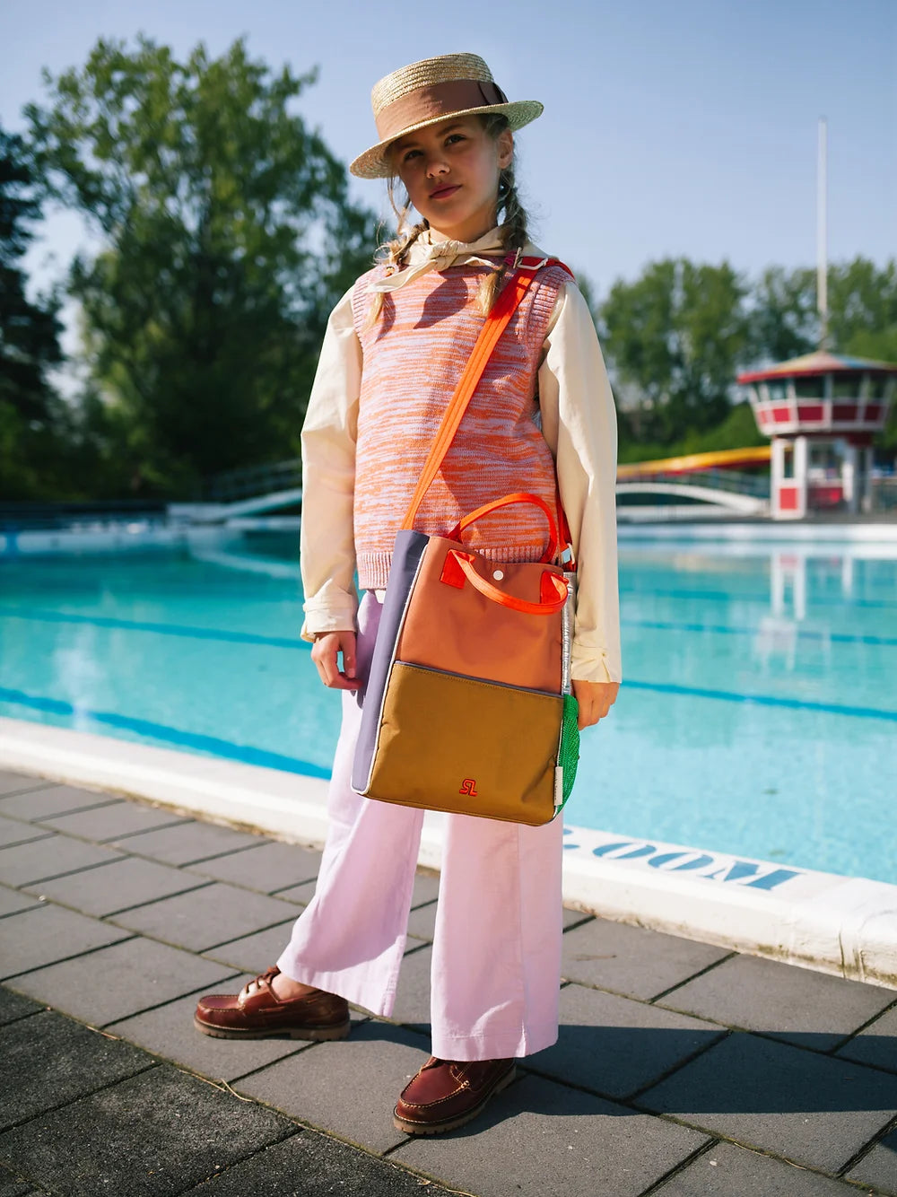 Better Together Shoulder Bag, Leather Ball + Golden Cup