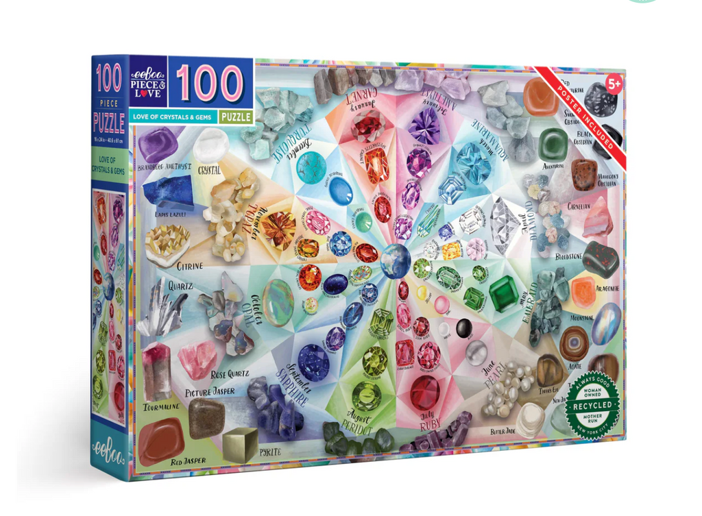 Love of Crystals and Gems 100 pc Puzzle