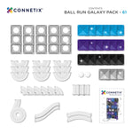 Connetix Ball Run Galaxy Pack, 61 Pieces