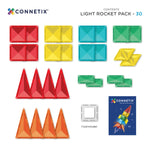 Connetix Light Up Rocket Pack, 30 pcs