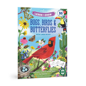 Learn to Draw Bugs, Birds, & Butterflies