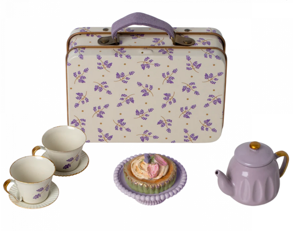 Afternoon Treat Tea Set, Purple Madelaine
