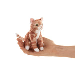 Orange Tabby Cat Finger Puppet