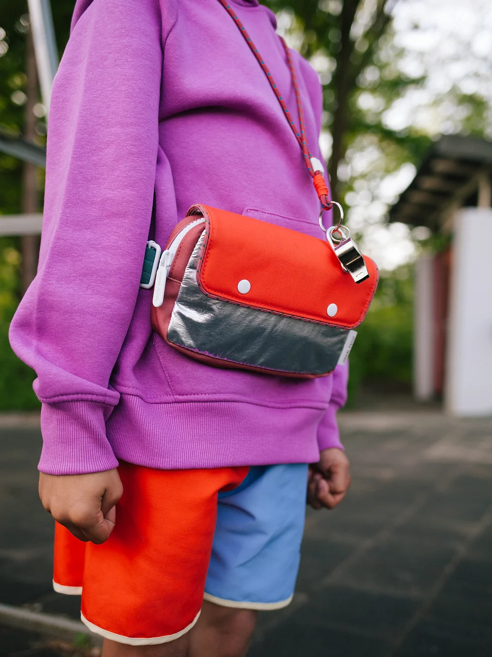 Small Better Together Fanny Pack, Rugby Red