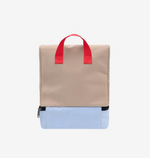 Tan Colorblock Lunch Bag
