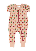 Organic 2-Way Zippy Romper Tulips