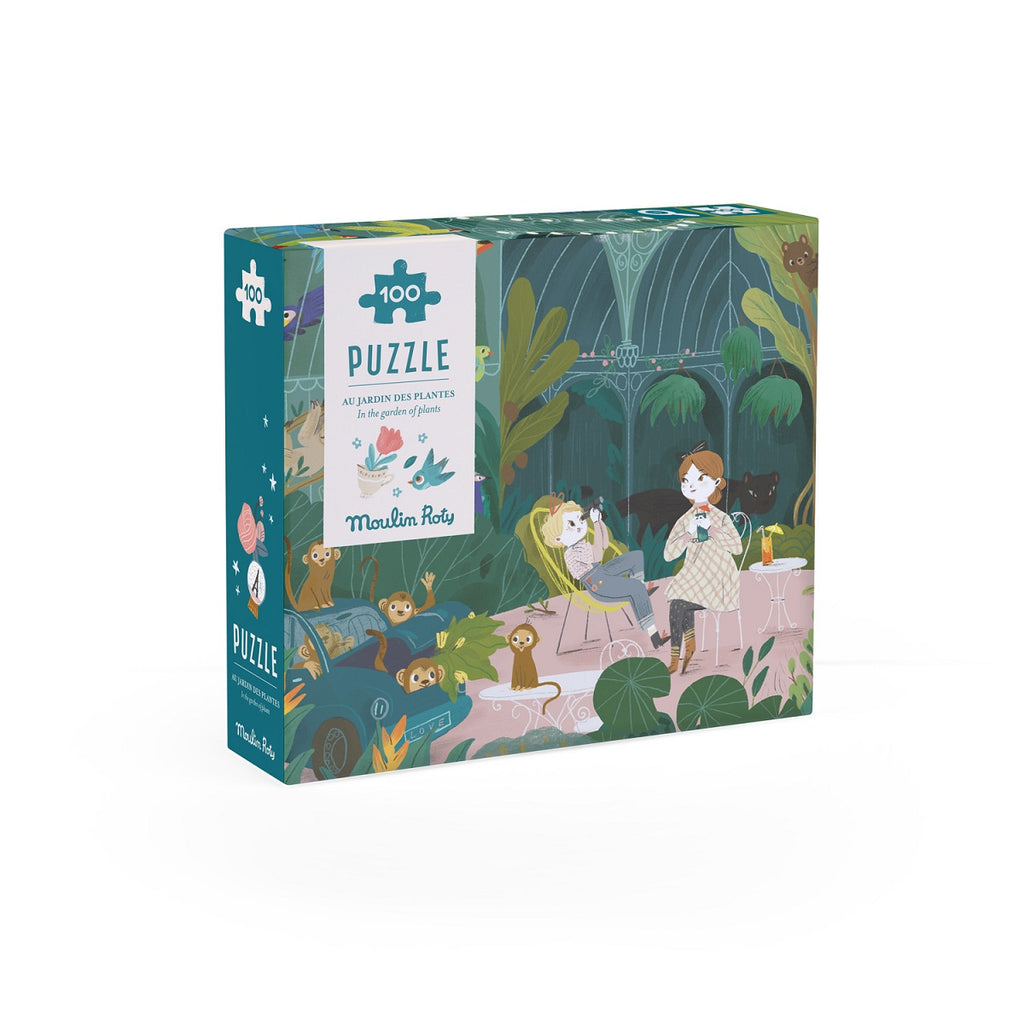 Les Parisiennes In the Garden of Plants 100 pc Puzzle