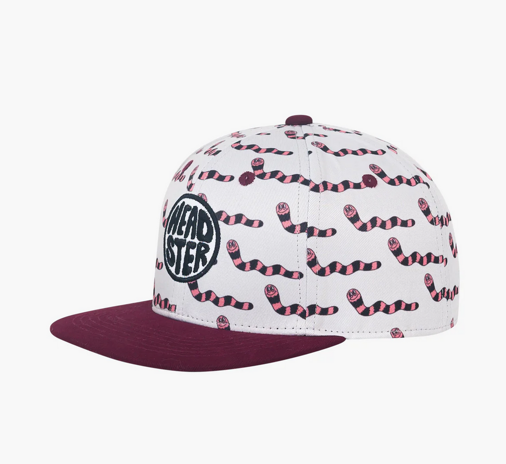 Headster Worms Snapback Hat