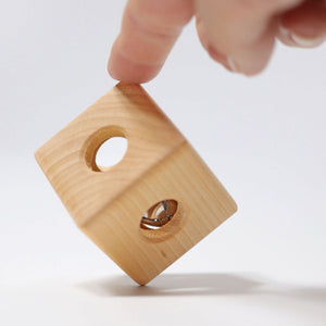 Wooden Cube Rattle