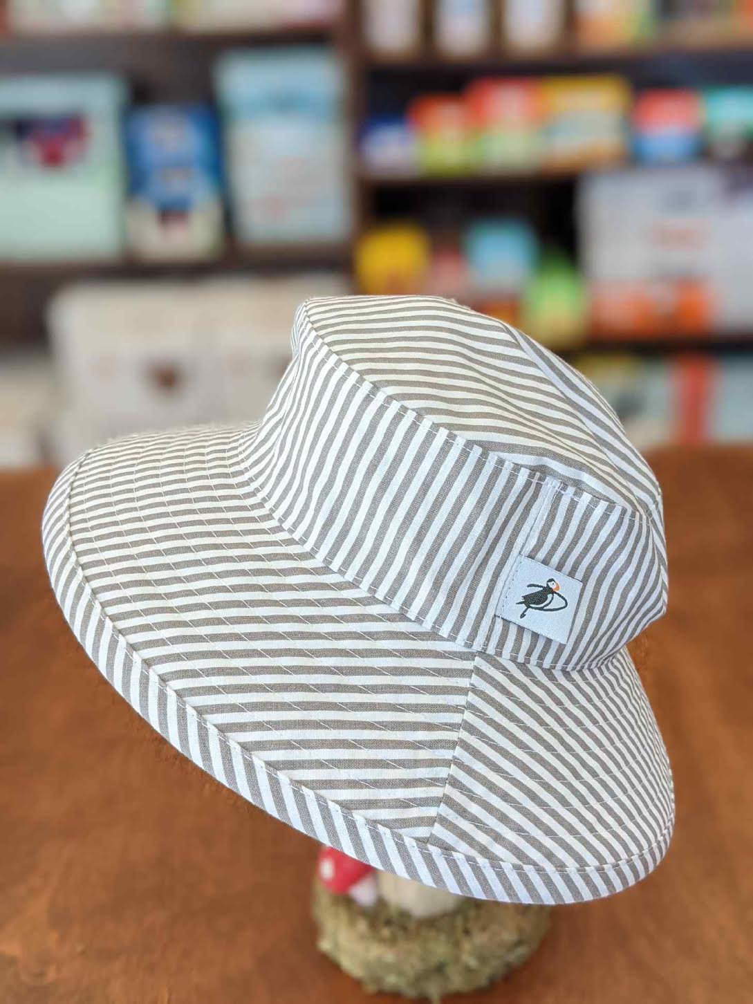 Sunbaby Hat Grey Stripe