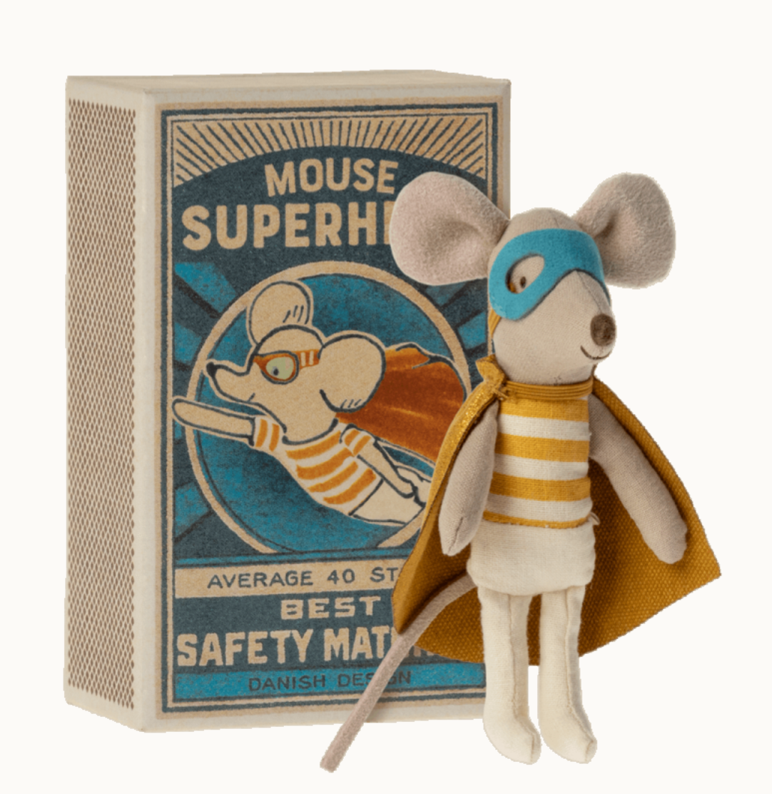 Superhero Mouse in Matchbox