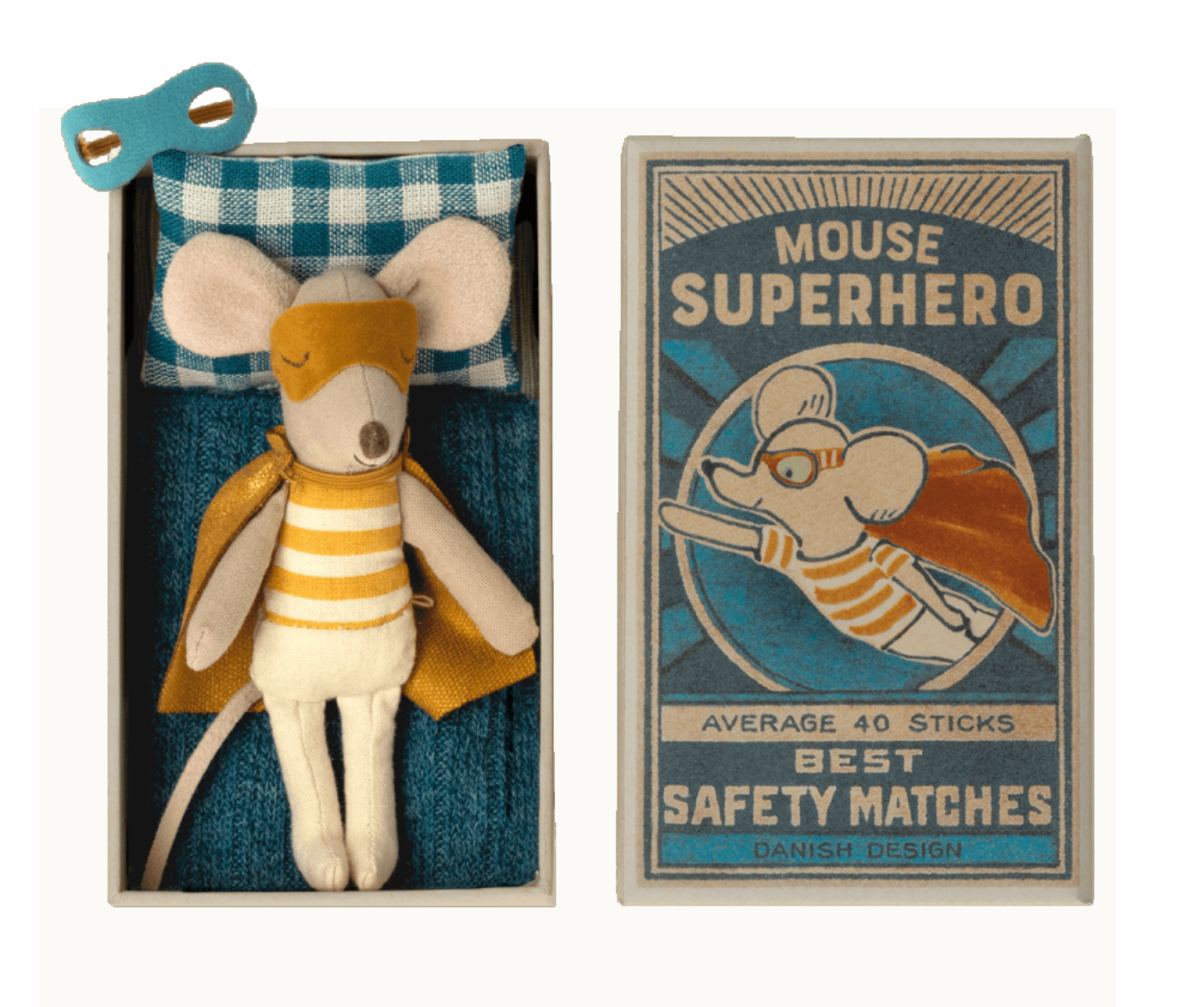 Superhero Mouse in Matchbox