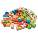 58 Piece Organic Wooden Block Set