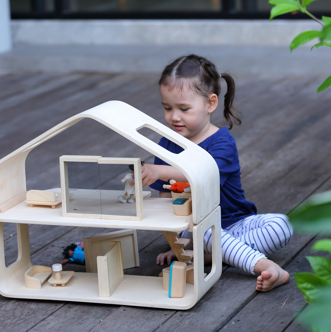 Plan toys best sale modern dollhouse