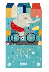 Repositionable My City Stickers