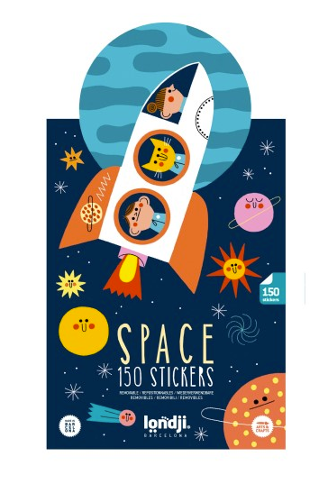 Repositionable Space Stickers