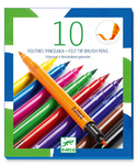 10 Felt Brush Pens