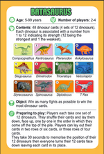 Batasaurus Card Game