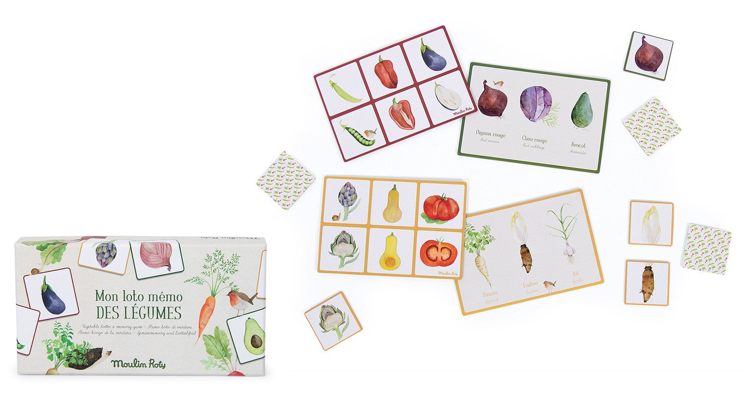 Garden Vegetable Lotto/Bingo and Memory Game