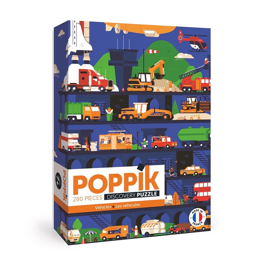 Poppik Discovery Puzzle Vehicles 280pc