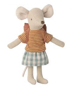 Big Sister Tricycle Mouse in Rose