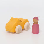 Small Yellow Convertible with Peg Doll