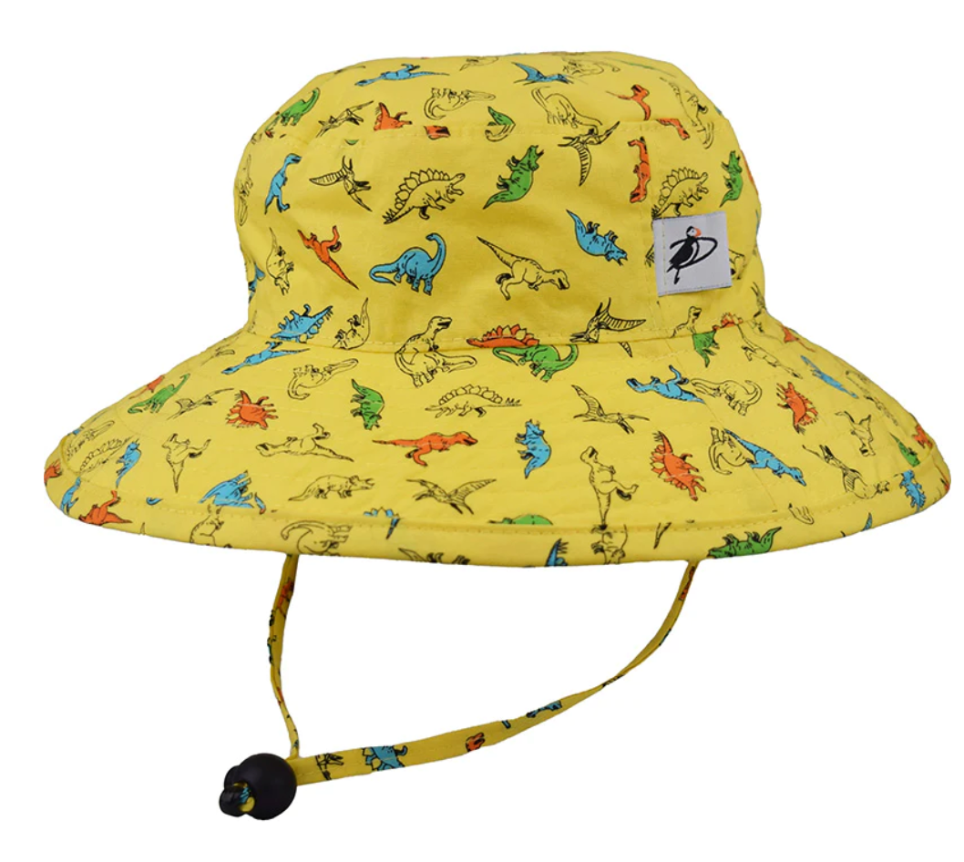 Sunbaby Hat Yellow Dinos