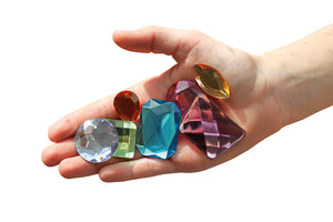 Giant Acrylic Glitter Stones